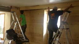 View RENOVATION DE L ANCIEN POUR UNE BELLE UNITE DE LA MAISON 